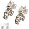 Qrity 2 Pezzi Cerniere per Armadio, 90 Grado Roulotte Camper Cerniera, Cerniera di Supporto del Coperchio per Caravan, Camper, Roulotte
