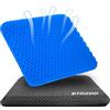BTDZDD cuscino gel per sedia, Cuscino In Gel, Cuscino per Coccige, Cuscini per Sedie Traspiranti per Auto/Ufficio/Casa/Sedia a Rotelle (Blu, 43 * 39 * 4)