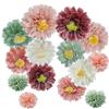 YBwanli fiori di carta,decorazioni compleanno,festoni addobbi compleanno, decorazione del matrimonio, decorazione per feste da giardino,Combinazione di natura e decorazione, set da 12 pezzi