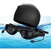 FePen Occhialini Nuoto Uomo Cintura Antiappannamento Cuffia Nuoto, Occhialini Nuoto Cintura Nera Tappi Per le Orecchie Nuoto e Scatola Portaoggetti