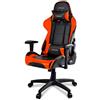 Arozzi Verona V2 Sedia Da Gaming, Nero Arancione, Large (50 x 55 x 130 cm)