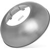 YOSUKATA Coperchio Wok 34,5 cm - Coperchio Universale Acciaio Inox con Vetro Temperato e Fori per Vapore per Wok 36 cm - Lavastoviglie - Dome per Fusione Formaggio e Griglia - Cloche per Hamburger