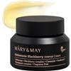 Mary&May Crema all'Idebenone e Mora | Crema idratante coreana con azione antiossidante con 5 ceramidi e acido ialuronico | Aiuta a rafforzare la barriera cutanea e idratazione fino a 48 ore (70 g)