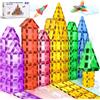 Lovchil Costruzioni Magnetiche Giochi, blocchi costruzioni magnetici per bambini Montessori STEM Educativi Calamite Giocattoli per 3 4 5 6 7 8 Anni Ragazzi Ragazze bambina Regalo - 42 Pezzi