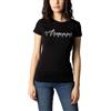 Armani Exchange T-shirt Crewneck da Donna, Nero, XS