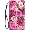 Choeeu ChoosEU Cover per ZTE Blade A51 Custodia in Pelle Portafoglio Silicone Flip Case Elegante Disegni Antiurto Protettiva per Ragazze Donne Cover a Libro Magnetica Stand per ZTE Blade A51 - Rosa Rosa