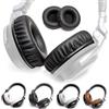 Voarmaks Cuscinetti di ricambio spessi in morbida pelle proteica, compatibili con cuffie DJ Pioneer HDJ CUE1 Cue One, HDJ500 (nero, L, R)