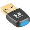 SHUBEIEUMI Adattatore Bluetooth 5.4 USB per PC, Dongle Bluetooth Bluetooth Stick Dongle (EDR & BLE), per PC Laptop Desktop Computer, Compatibile Con Windows 11/10/8.1/7