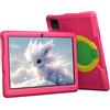 Yicty Tablet Bambini 10,1 Pollici Android 13 Touch Screen 1280x800 IPS Quad-Core 6 GB RAM 64 GB ROM Tablet Educativo e Divertente Controllo Genitori con Custodia Antiurto (Rosa)