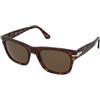Persol PO3269S 24/57 | Occhiali da Sole Graduati o Non Graduati | Prova Online | Unisex | Plastica | Quadrati | Marrone, Havana | Adrialenti
