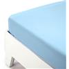 Caleffi Lenzuolo con Angoli Inferiore Maxi Matrimoniale Azzurro in Cotone - 51377