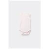 Tezenis Body Bebè Spalla Larga In 100% Cotone Tinta Unita Rosa