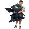 Dragon Trainer III Furia Buia e Chiara fino a 110cm Peluche Grande Plush XXL