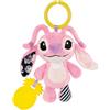Clementoni Disney Baby Angel On The Go Plush Stitch-Peluche, Gioco Prima Infanzia, Giocattolo Prime attività, Pupazzo Neonato, Lavabile, Multicolore, 17937