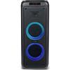 Metronic 477182 - Altoparlante portatile Bluetooth Potente 600 W Party XL, LED Lights, USB, MicroSD, 2 ingressi per Micro, AUX-IN, Telecomando, maniglia per il trasporto, Micro incluso, nero