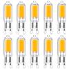 WULUN Lampadine G9 LED da 2 W Equivalenti alle Lampadine Alogene da 25 W, a risparmio energetico, Luce Bianca Calda 3000 K, AC 220-240 V, Non Dimmerabile, 250 lm, Confezione da 10