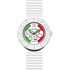 Hip Hop Orologio Analogico Classico Quarzo Uomo con Cinturino in Gomma HWU0197
