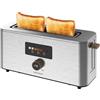 Cecotec Tostapane Verticale a Fessura Lunga Touch&Toast Extra. 1000 W, 24 Fette di Pane, Fessura Extra Larga 3,5 cm, Schermo Tattile e Manopola Digitale, Finiture in Acciaio Inossidabile