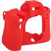 Generic Custodia Morbida per Fotocamera, Cover Morbida in Silicone per Fotocamera per Decorazione (rosso)