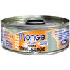Monge & C. SpA Monge Jelly Pezzetti Di Tonno Con Salmone 80 g Mangime