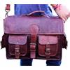 Fatto a mano Borsa messenger da uomo piccola TO XX grande in pelle tracolla valigetta busi...