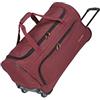 travelite Trolley da Viaggio a 2 Ruote Dimensione L, Serie di Valigie Basics Fresh: Borsa da Viaggio Morbida con Ruote in Design Sportivo, 71 cm, 89 L