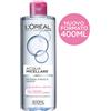 L'Oréal Paris Acqua Micellare Viso, Occhi e Labbra 400ml Acqua detergente viso,Struccante Occhi,Struccante Occhi Waterproof