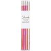 Colourbook Shade - Set 4 Matite HB, Gomma Bianca, 4 Colori (Orchidea)