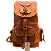 Fatto a mano Zaino uomo 20" nuovo in vera pelle borsa marrone vintage zaino laptop