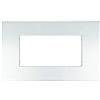 A2ZWORLD Placche Compatibile Con Vimar Arke, Placche Da 4 Moduli/Posti, Colore Cromo Lucido