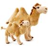 Zappi Co Confezione da 2 Peluche Cammello di Bactriana 100% riciclato (Taglia M + S) - Collezione ecologica - per neonato
