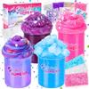 Ltteaoy Set di Slime per Bambini 4-Pack,Slime Morbido con 11 Accessori,Slime Colorato per Ragazzi e Ragazze,Kit Creativo Fai-da-Te, Compleanni e Natale per Bambini dai 5 ai 12 Anni