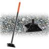 BARAYSTUS Costipatore manuale tampone per calcestruzzo, compressore manuale da giardino, 20 x 20 cm, base grande, 4,5 kg, con manico da 112 cm compattatore terreno