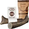 MAIKAI Corna di Cervo per Cani L 2 Pezzi - Masticativo Naturale | Osso da masticare resistente e di lunga durata per cani