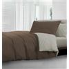HomeLife Trapunta Invernale Matrimoniale Made in Italy | Piumoni matrimoniali Invernali ideale come Trapunta Autunnale Matrimoniale | Piumone Matrimoniale Invernale Caldo 260X260, Marrone/Beige