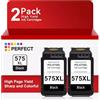 CARTRIGO Cartucce d'Inchiostro PG-575 XL Nero (2 Pezzi) - Compatibile con Stampanti Canon PIXMA TS3550i, TS3551i, TR4750i, TR4751i - Sostituzione per Canon 575 XL