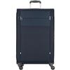 Samsonite Citybeat 4 ruote Carrello 78 cm con piega di espansione blu