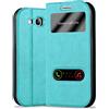 Cadorabo Custodia Libro per Samsung Galaxy S3 / S3 Neo in Turchese Menta - con Funzione Stand e Chiusura Magnetica - Portafoglio Cover Case Wallet Book Etui Protezione