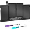 BLESYS A1496 Batteria per MacBook Air 13 pollici A1466 (metà 2012 2013, inizio 2014 2015 2017) A1369 (fine 2010, metà 2011) Modello di sostituzione della batteria A1496 A1377 A1405 [7200mAh/55Wh/7,6V]