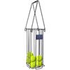 Generic Cestino raccogli palline da tennis, Cestino porta palline da tennis | Cestino per riporto di palline in sottaceti in acciaio inossidabile | Cestino per pickleball in acciaio inossidabile con manico pe