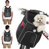 PETCUTE Zaino per Gatti,Pieghevole Borsa da Bicicletta per Cani con Nastri Riflettenti e luce,Staccabile Cestino per Bici per Cani con Tasche Portaoggetti,Adatto per Viaggiare