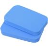 PATIKIL Tavolo Tennis Gomma Cura Spugna 2 Pacco Ping Pong Paddle Pulizia Spugna Racchetta Pat Detergente Blu