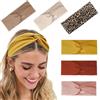 Nayyana® 6 fasce per capelli da donna, antiscivolo, per capelli corti, yoga, allenamento, corsa, sport, fascia elastica per capelli per donna, cerchietto per capelli, turbante, bande per capelli per