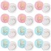 Homirty 24 Pezzi Gender Reveal Button Pins, Blu e Rosa Spille a Bottoni per Rivelare il Genere Perni de Pulsante di Rivelazione de Genere Rotonde Spillette Bottoni, per Baby Shower Decorazioni Forniture Feste
