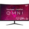 VIEWSONIC - LFD VX3219-PC-MHD - Monitor LED - curvo - 32 - 1920 x 1080 Full HD (1080p) @ 240 Hz - VA - 300 cd/m² - 4000:1-1 ms - HDMI, DisplayPort - Speakers