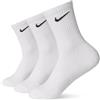 Nike Socks Everyday Ltwt, Calzini Uomo, Bianco (White/Black), S