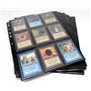 docsmagic.de 50 18-Pocket Pages Black - Toploading Standard Size - MTG - Pokemon - 11-Hole