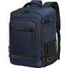 KLOSTAIN Zaino da Viaggio Easyjet 45x36x20 Bagaglio a Mano 30L Borsa da Cabina per Uomo e Donna, Lavoro e Scuola, Trekking, 14 Pollici Zaino Porta PC Blu Profondo