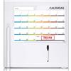 CKB Ltd® 31 Day-Calendario Magnetico Per Frigorifero/Lavagna Magnetica Bianca Con Marcatore Cancellabile A Secco & Pen-Magnet Whiteboard Memo-Office-Bacheca Agenda Planner Giornaliera