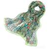 Signare Sciarpa da donna 100% seta leggera e morbida con design William Morris (giglio dorato)